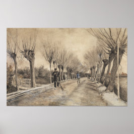 Road in Etten (1881) by Vincent Van ゴッホ.スモール ポスター