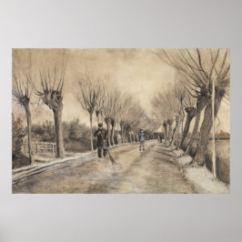 Road in Etten (1881) by Vincent Van ゴッホ. ポスター