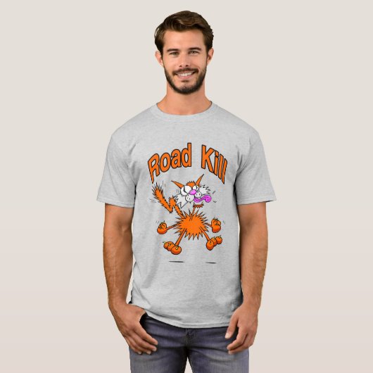 Road Kill Cat Tシャツ (正面フル)