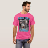 Road Kill Records Opossum 90Sおもしろいブートレグラップの Tシャツ (正面フル)