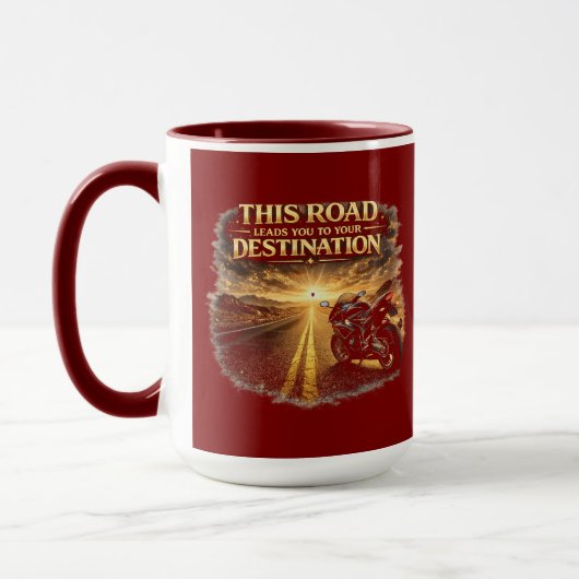 Road Leads to Your Destination Combo Mug マグカップ (左)