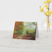 Road Less Traveled カード (黄色い花)