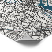 Road map of Tokyo ポスター (角)