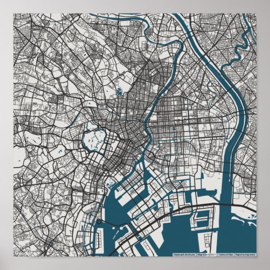 Road map of Tokyo ポスター (正面)
