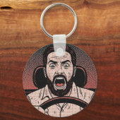 Road Rage Comic – Driver’s Fury Unleashed キーホルダー (裏面)