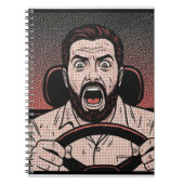 Road Rage Comic – Driver’s Fury Unleashed ノートブック (正面)