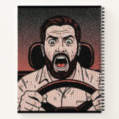 Road Rage Comic – Driver’s Fury Unleashed ノートブック (裏面)