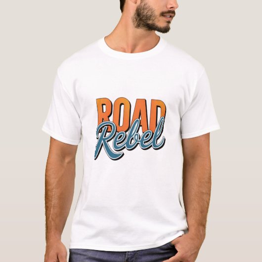 Road Rebel Men's T-Shirt - Adventure Lovers Tシャツ (正面)