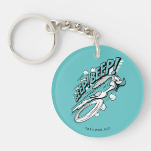 ROAD RUNNER™のビープ音!™ハーフトーン キーホルダー