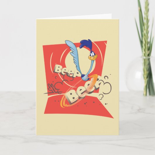 ROAD RUNNER™のビープ音!™ Sunset Graphic カード (正面)