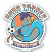 ROAD RUNNER™ フットボールクラブ バッジ シール (正面)