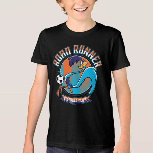 ROAD RUNNER™ フットボールクラブ バッジ トライブレンドＴシャツ (正面)