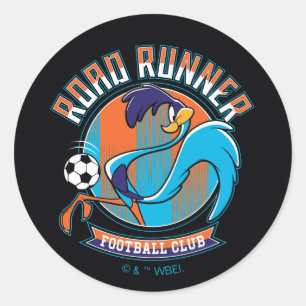 ROAD RUNNER™ フットボールクラブ バッジ ラウンドシール