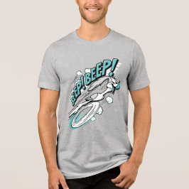 ROAD RUNNER™ BEEP BEEP!™ハーフトーン トライブレンドＴシャツ