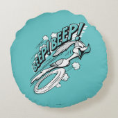 ROAD RUNNER™ BEEP BEEP!™ハーフトーン ラウンドクッション (裏面)