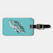 ROAD RUNNER™ BEEP BEEP!™ハーフトーン ラゲッジタグ (正面横)