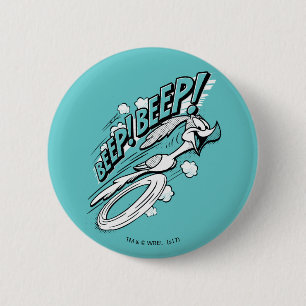ROAD RUNNER™ BEEP BEEP!™ハーフトーン 缶バッジ
