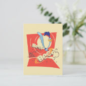 ROAD RUNNER™ BEEP BEEP!™ Sunset Graphic ポストカード (スタンド正面)