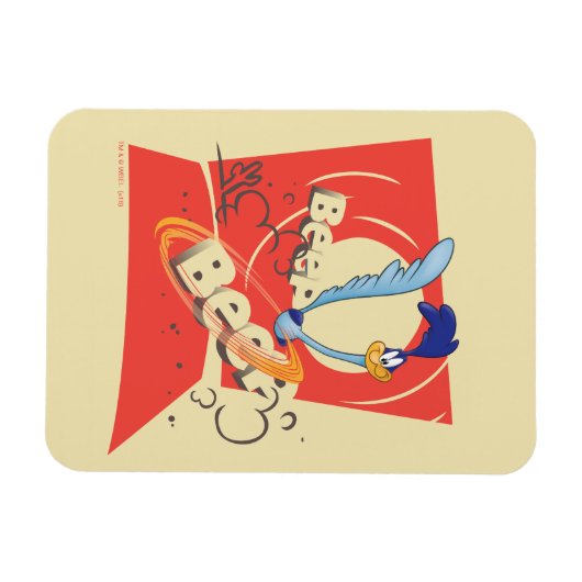 ROAD RUNNER™ BEEP BEEP!™ Sunset Graphic マグネット (横)