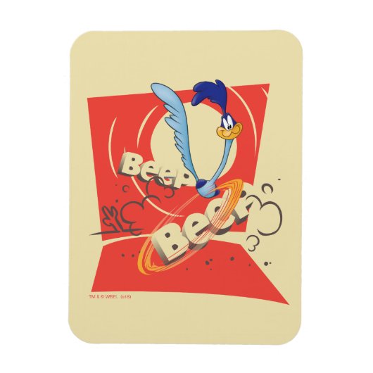 ROAD RUNNER™ BEEP BEEP!™ Sunset Graphic マグネット (縦)