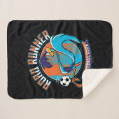 ROAD RUNNER™ Football Club Badge シェルパブランケット (正面(横))