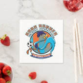 ROAD RUNNER™ Football Club Badge スタンダードカクテルナプキン (インサイチュ)