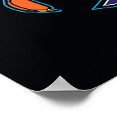 ROAD RUNNER™ Football Club Badge ポスター (角)