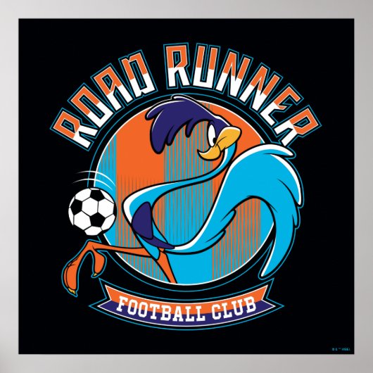 ROAD RUNNER™ Football Club Badge ポスター (正面)