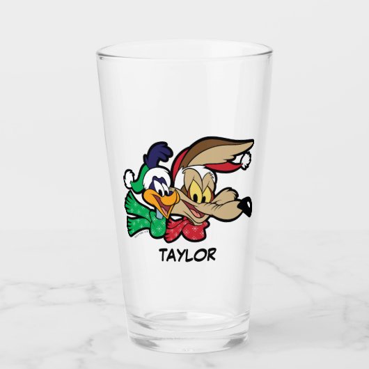 ROAD RUNNER™ & Wile E. Coyote「チームいけな」 タンブラーグラス (正面)
