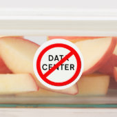 Road sign no data centers  ラベル (貼付)