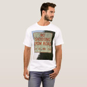 Road Teeから射撃、 発砲なし Tシャツ (正面フル)