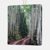 Road Through The Birch セラミックオーナメント (左)