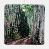 Road Through The Birch セラミックオーナメント (裏面)