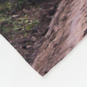 Road Through The Birch フリースブランケット (角)