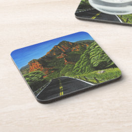 Road to Slide Rock Plastic Coasters コースター