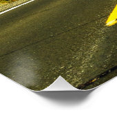 Road to the Sabrina Basin Landscape Wall Art ポスター (コーナー)