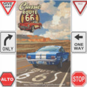 "Road Trip 66" シール (正面)