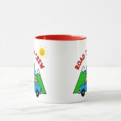 Road Trip Crew Kids Travel Drawing マグカップ (中央)