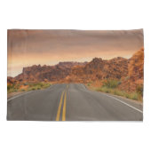 Road trip sunset 枕カバー (裏面)