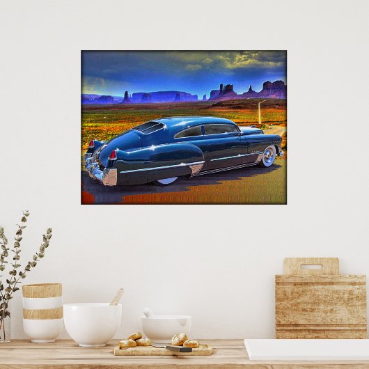 road tripping a painted sky ポスター (キッチン)