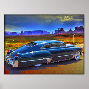 road tripping a painted sky ポスター
