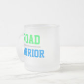 ROAD WARRIOR MUG （曇りガラス） フロストグラスマグカップ (正面左)