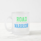 ROAD WARRIOR MUG （曇りガラス） フロストグラスマグカップ (左)