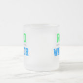 ROAD WARRIOR MUG （曇りガラス） フロストグラスマグカップ (中央)