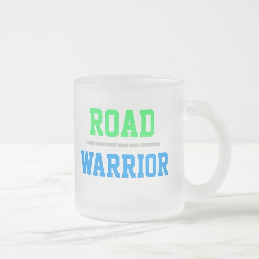ROAD WARRIOR MUG （曇りガラス） フロストグラスマグカップ (右)