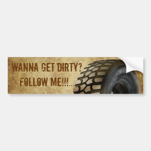 Roadersのカスタマイズ可能なバンパーステッカーを離れて バンパーステッカー (正面)