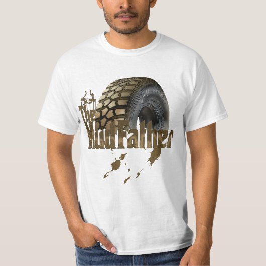 Roadersの価値Tシャツを離れたMudFather Tシャツ (正面)