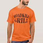 RoadkillのグリルおもしろいなBBQのシェフのTシャツ Tシャツ (正面)