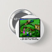 Roadkill Petting Zoo おもしろい Tees & Gift 缶バッジ (正面&裏面)