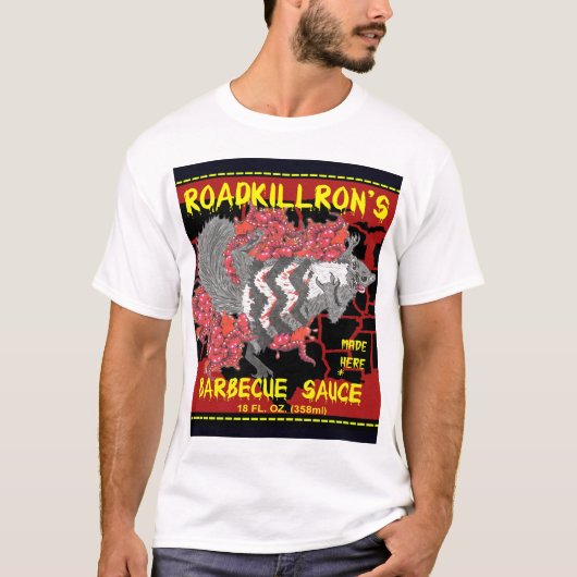 RoadkillRonのバーベキューソース Tシャツ (正面)